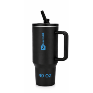 Insulated Travel Mug – Hot & Cold Tumbler (Black)